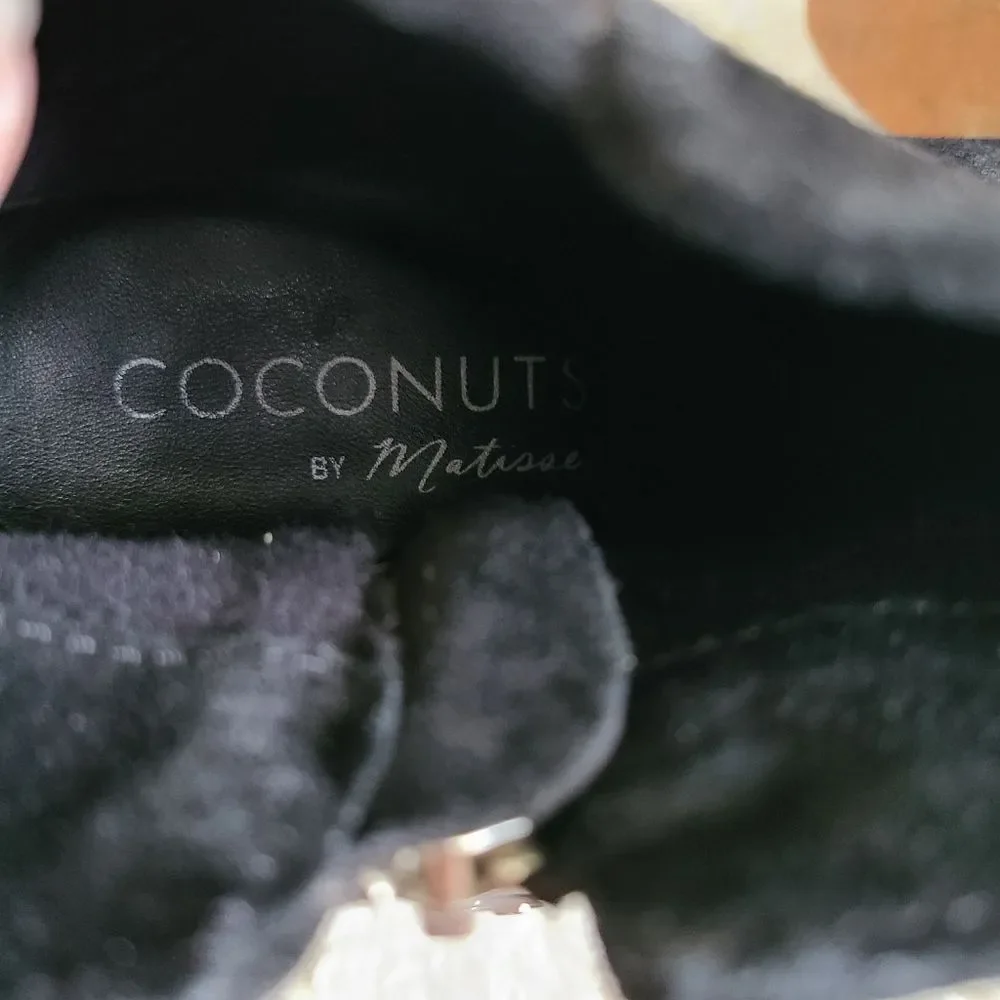 Coconuts by Matisse Black Suede‎ Leather Ankle Boot